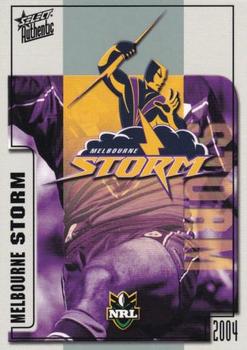 2004 Select Authentic #39 Melbourne Storm Logo Front